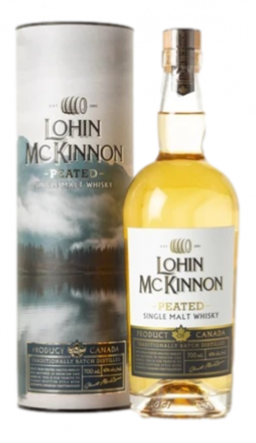WHISKY CANADIEN LOHIN MC KINNON PEATED SINGLE MALT