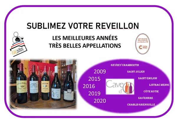 Vos vins du reveillon